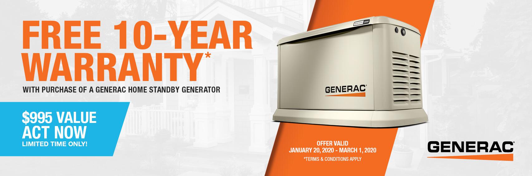 Homestandby Generator Deal | Warranty Offer | Generac Dealer | Lee, MA